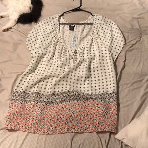 Multi pattern TORRID top!